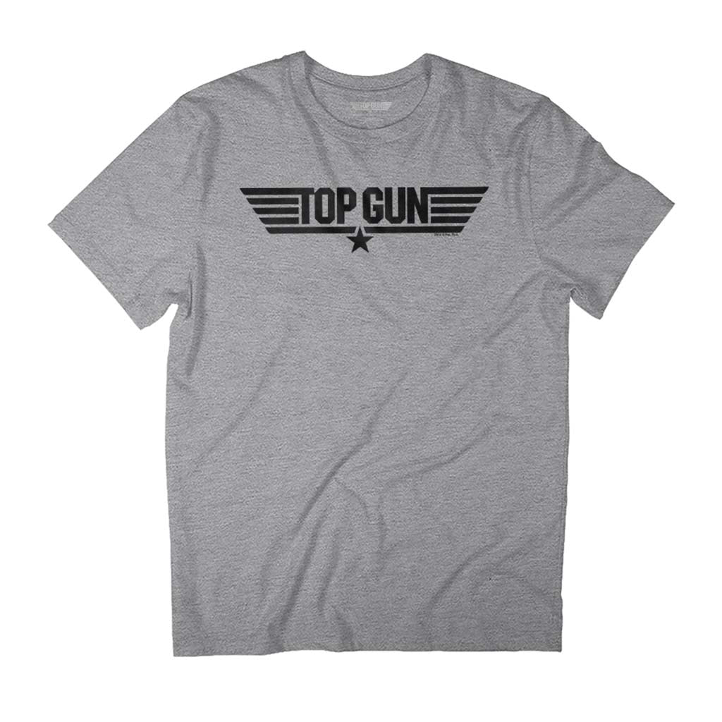 Top Gun Classic Black Logo Men's T-Shirt product image 1