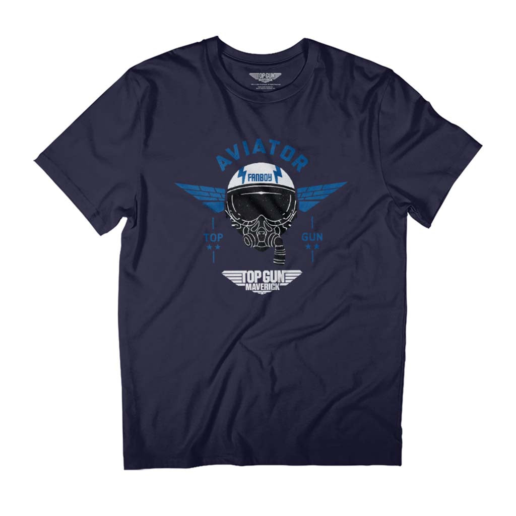 Top Gun Maverick Fanboy Aviator Flight Helmet Men's T-Shirt product image 1