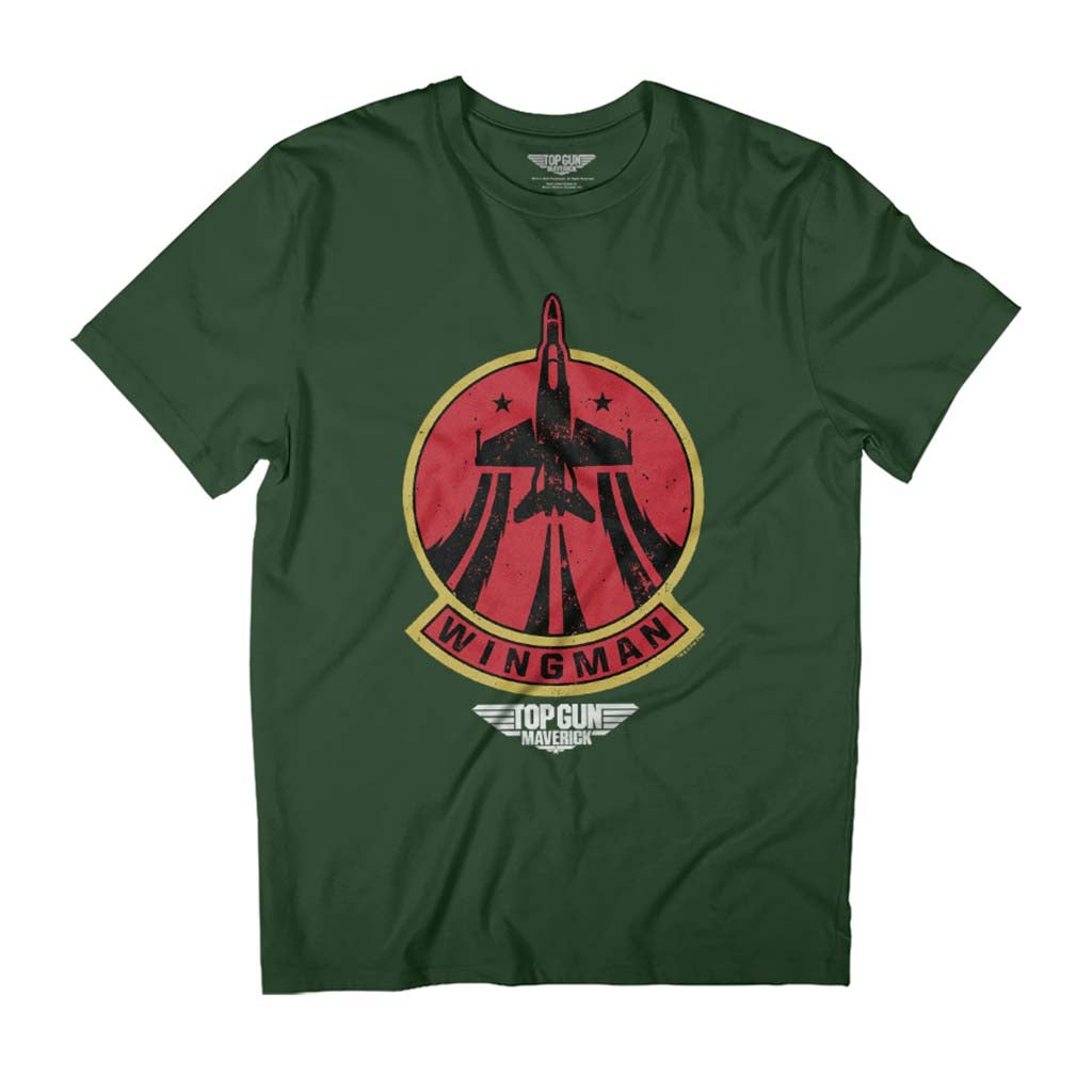 Top Gun Maverick Wingman Patch Logo Men's T-Shirt product image 1