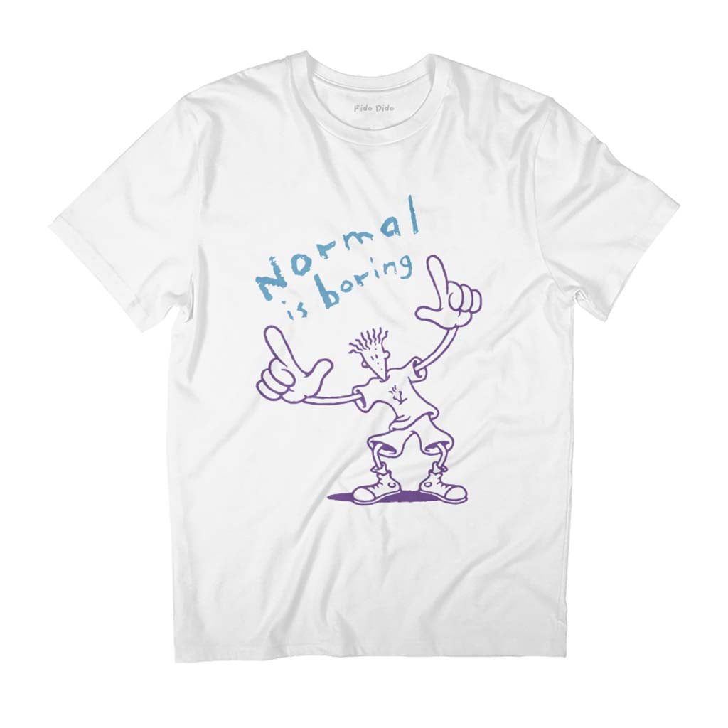 Fido Dido Normal Is Boring Men's T-Shirt product image 1