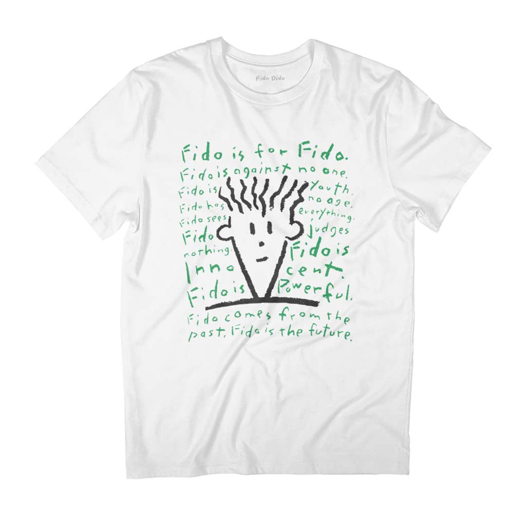 Fido Dido Green Text Men's T-Shirt product image 1