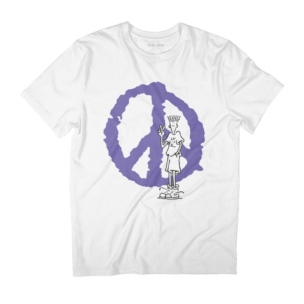 Fido Dido Large Peace Men's T-Shirt product image 1
