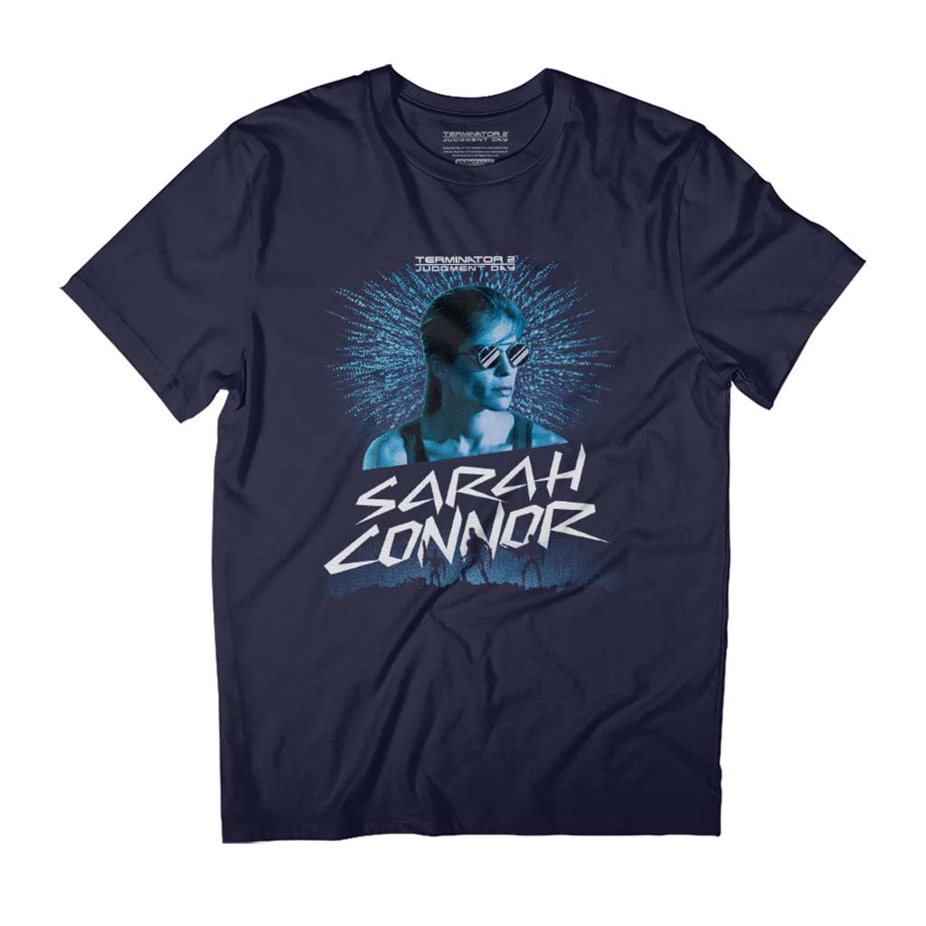 Terminator 2 Judgment Day Sarah Connor Dot Art Men's T-Shirt product image 1