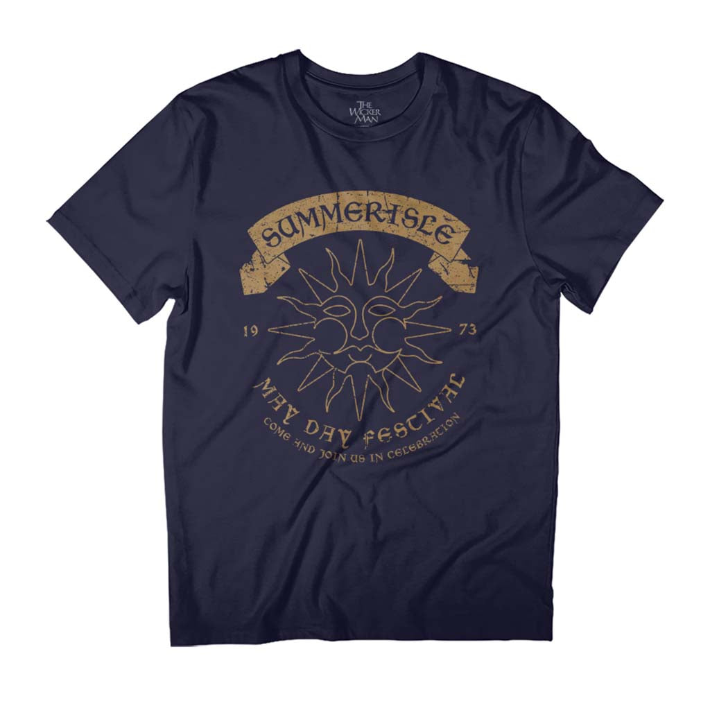 The Wicker Man Distressed Summerisle Sun Men's T-Shirt product image 1