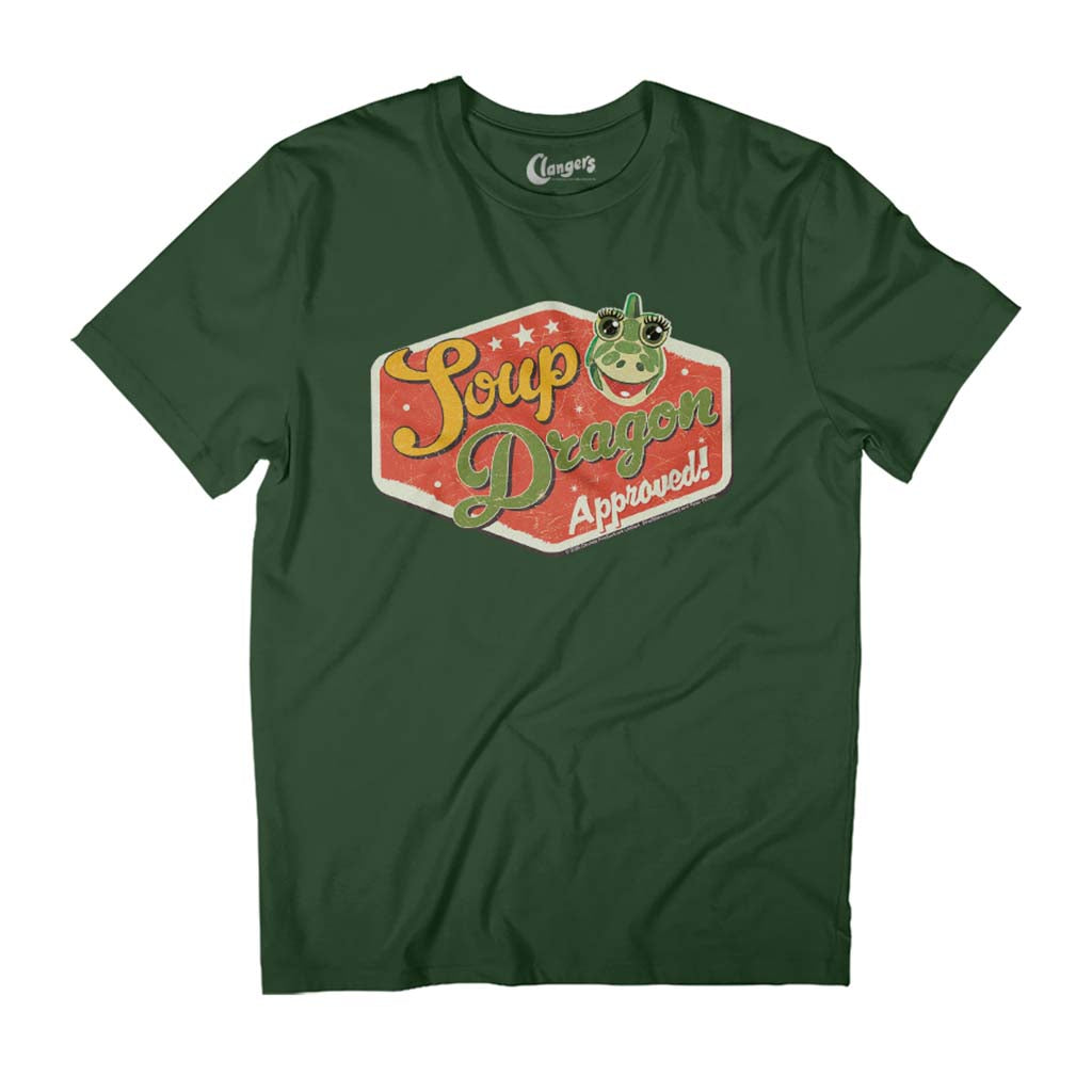 Clangers Soup Dragon Approved! Retro Men's T-Shirt product image 1