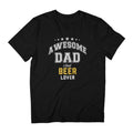 Awesome Dad And Beer Lover Men's Father's Day T-Shirt product image 1