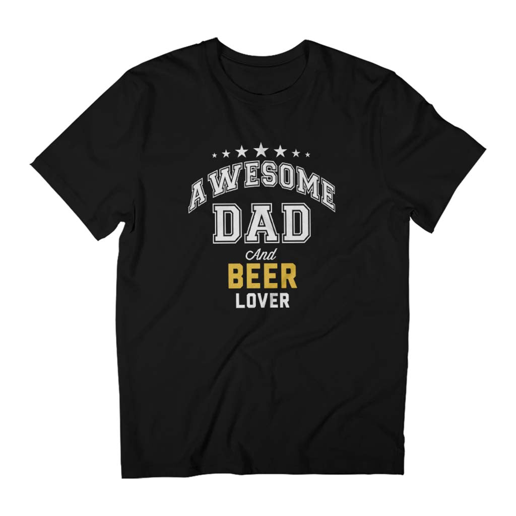 Awesome Dad And Beer Lover Men's Father's Day T-Shirt product image 1