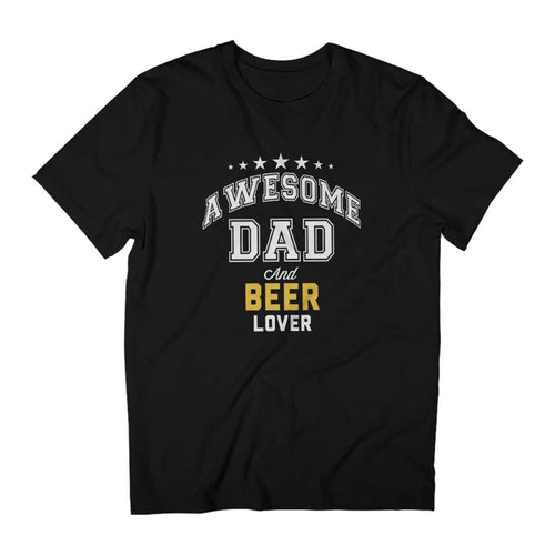 Awesome Dad And Beer Lover Men's Father's Day T-Shirt product image 1