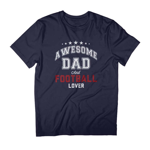 Awesome Dad And Football Lover Men's Father's Day T-Shirt product image 1