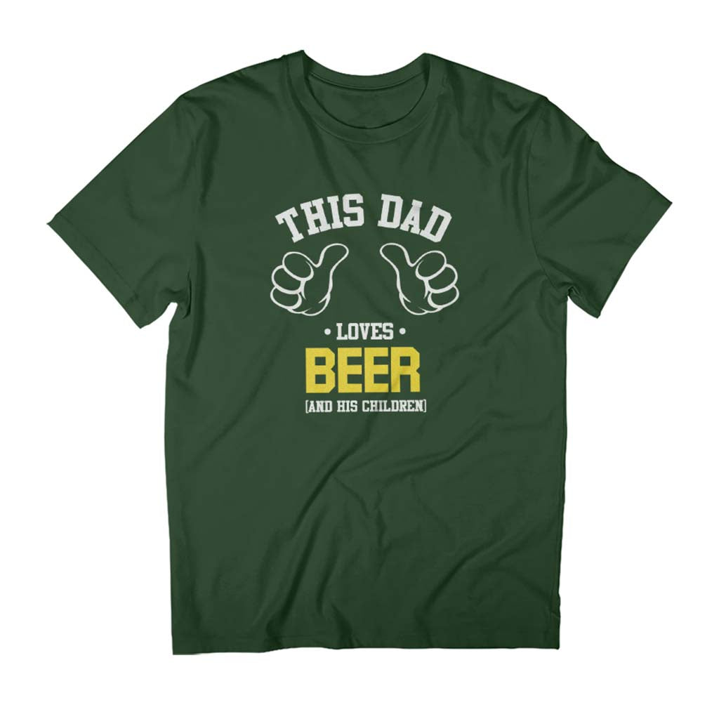 This Dad Loves Beer And His Children Men's Father's Day product image 1