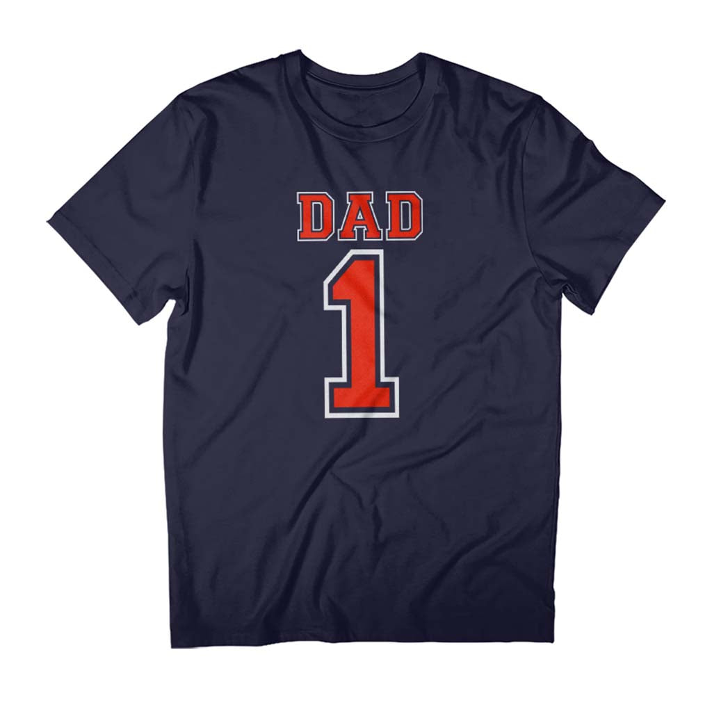 Number 1 Dad Men's Father's Day T-Shirt product image 1