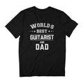 Worlds Best Guitarist And Dad Men's Father's Day T-Shirt product image 1