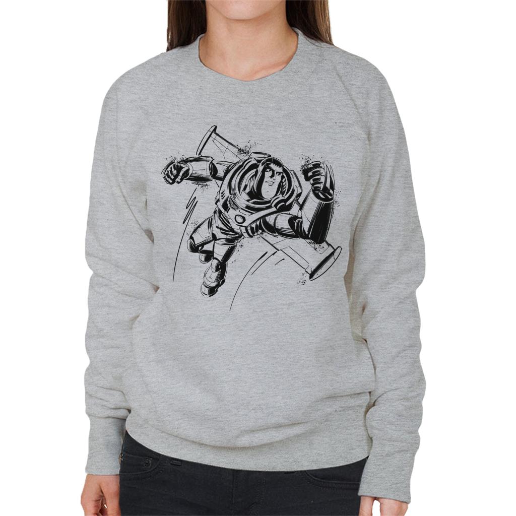 Disney Buzz Lightyear Sketch Toy Story Women's Sweatshirt product image 1