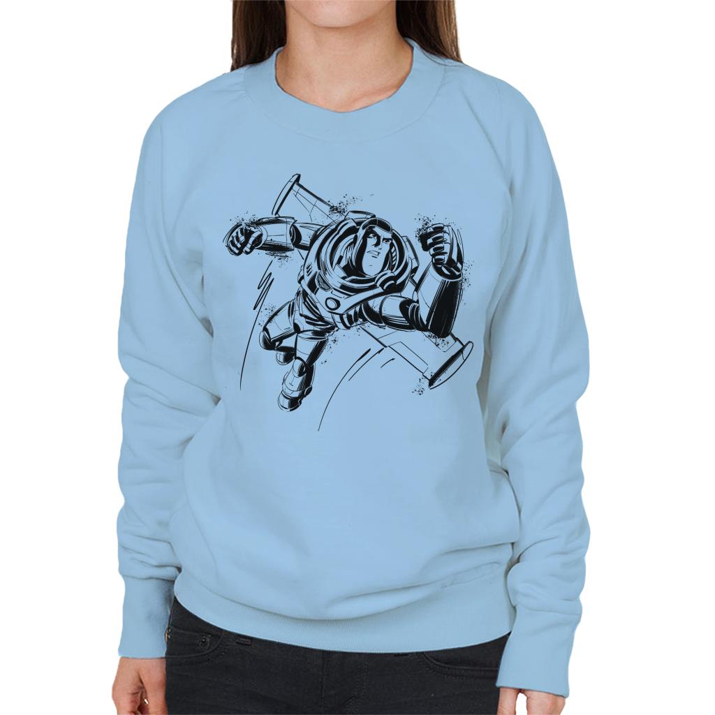 Disney Buzz Lightyear Sketch Toy Story Women's Sweatshirt product image 6