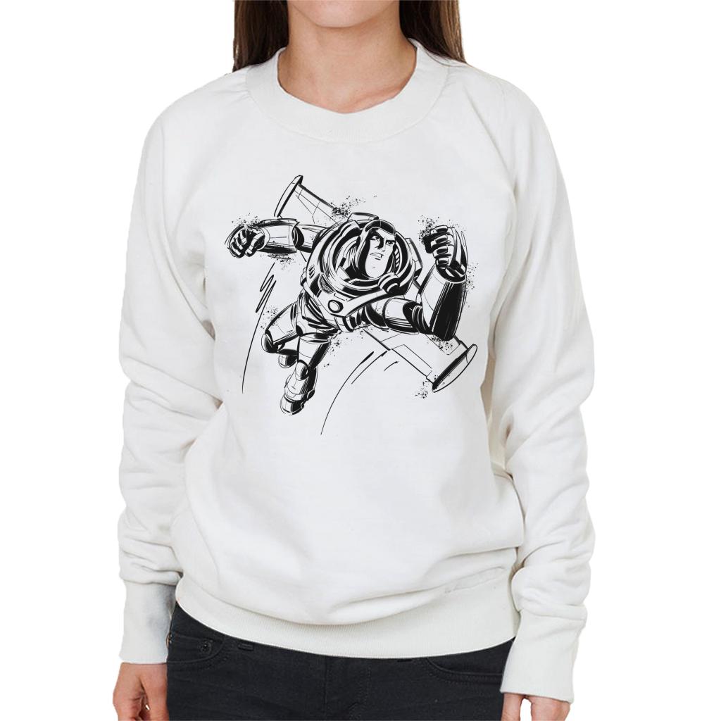Disney Buzz Lightyear Sketch Toy Story Women's Sweatshirt product image 4