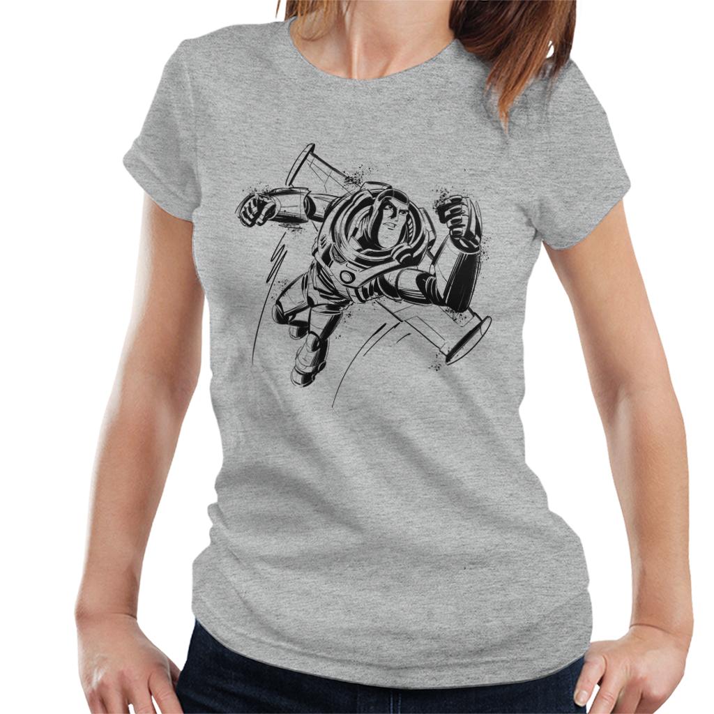 Disney Buzz Lightyear Sketch Toy Story Women's T-Shirt product image 1