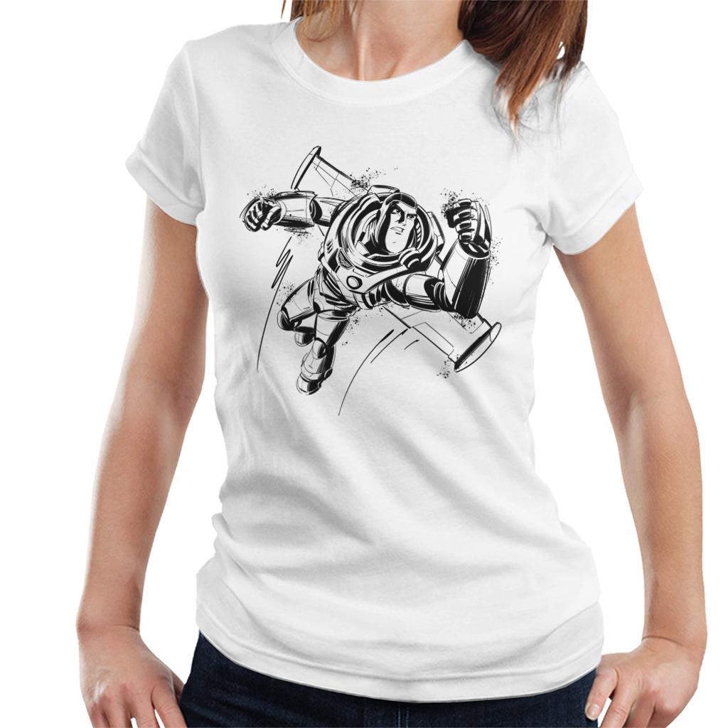Disney Buzz Lightyear Sketch Toy Story Women's T-Shirt product image 4