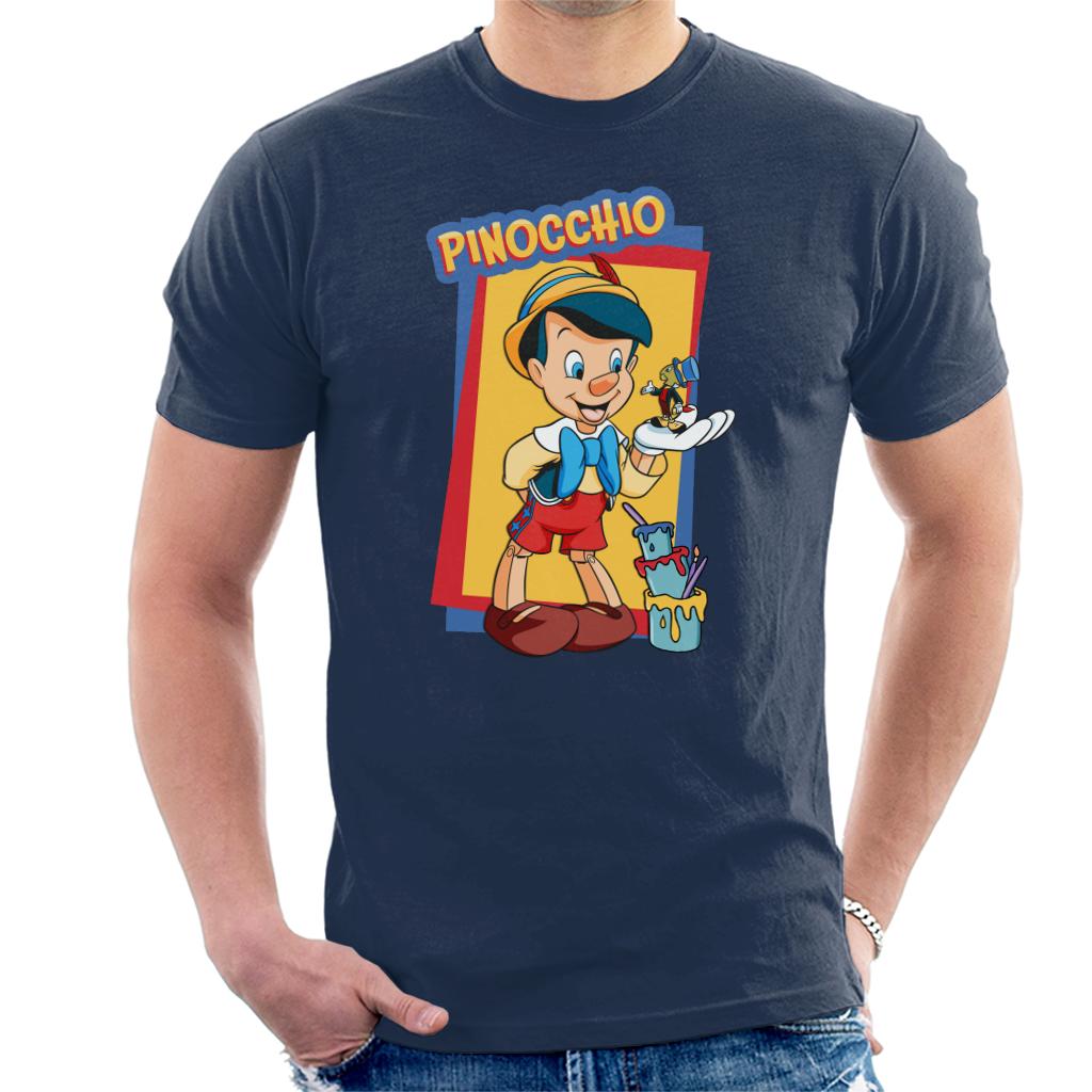 Disney Pinocchio Jiminy Cricket In Palm Paint Men's T-Shirt product image 6