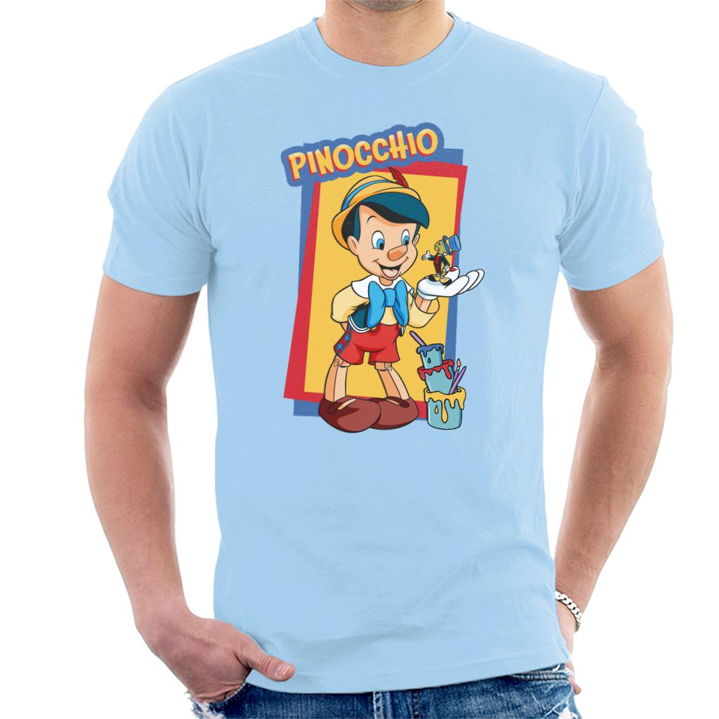Disney Pinocchio Jiminy Cricket In Palm Paint Men's T-Shirt product image 8