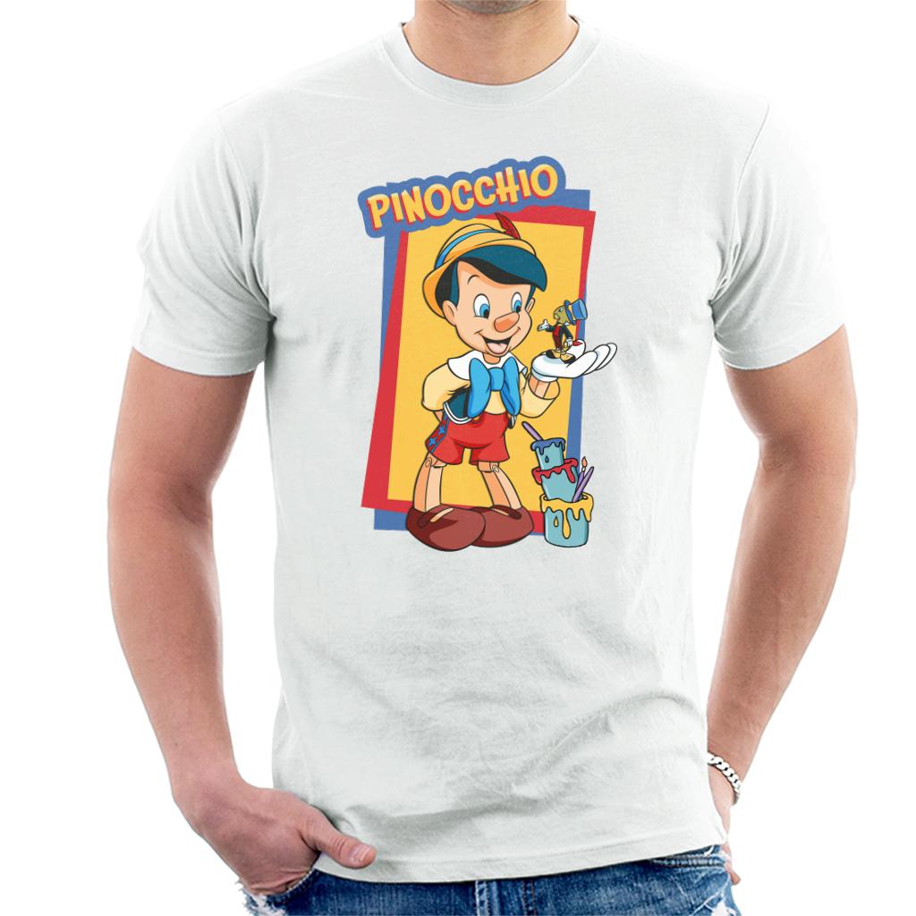 Disney Pinocchio Jiminy Cricket In Palm Paint Men's T-Shirt product image 4