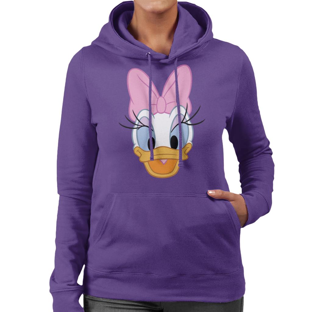 Disney Daisy Duck Happy Face Women's Hooded Sweatshirt product image 6