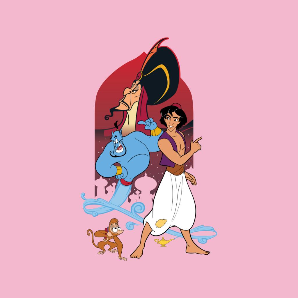 Disney Aladdin Character Montage Women's T-Shirt product image 9