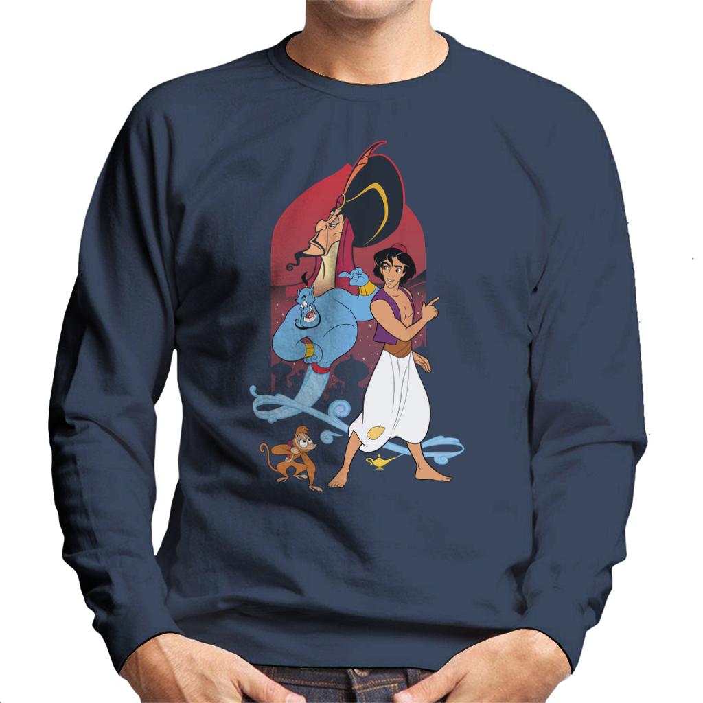 Disney Aladdin Character Montage Men's Sweatshirt product image 6