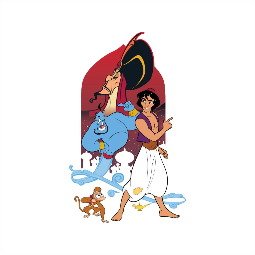 Disney Aladdin Character Montage Women's Hooded Sweatshirt product image 5
