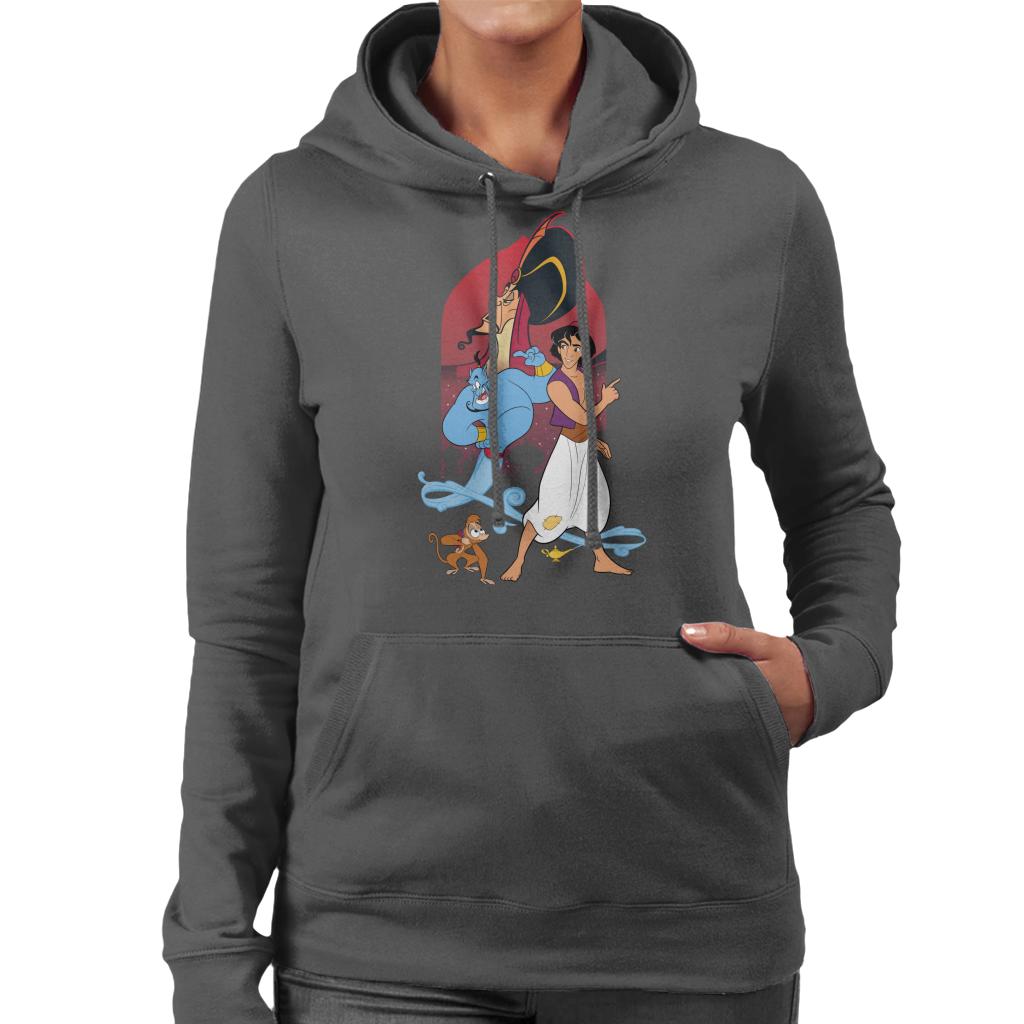 Disney Aladdin Character Montage Women's Hooded Sweatshirt product image 1