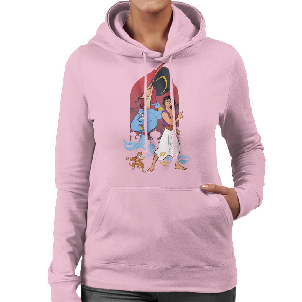Disney Aladdin Character Montage Women's Hooded Sweatshirt product image 8