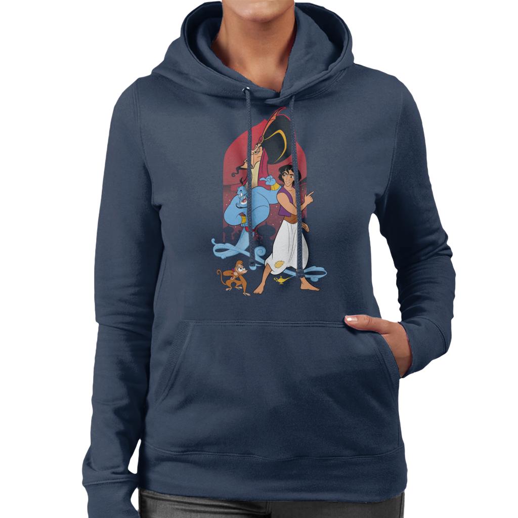 Disney Aladdin Character Montage Women's Hooded Sweatshirt product image 6