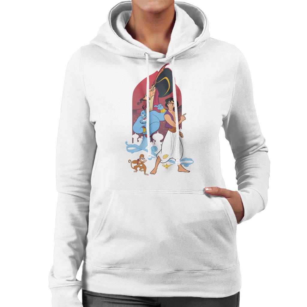 Disney Aladdin Character Montage Women's Hooded Sweatshirt product image 4