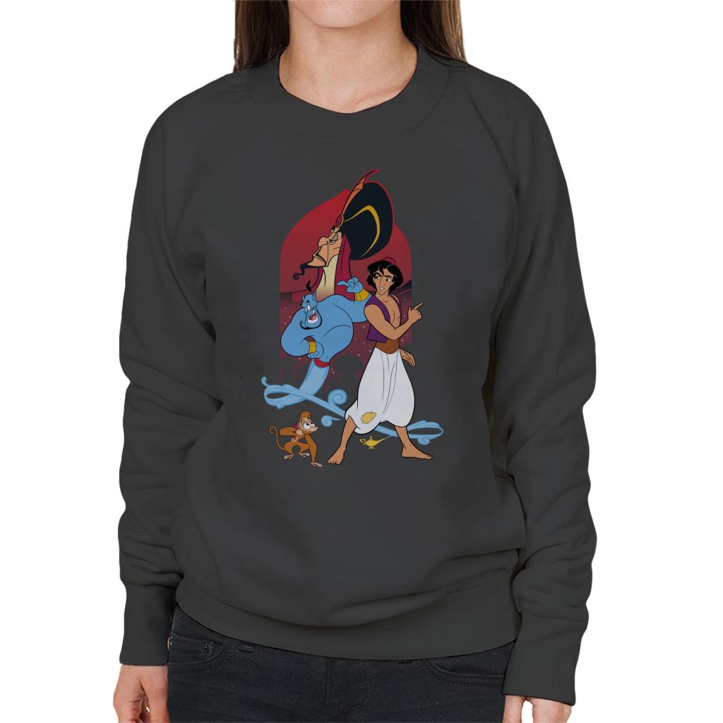 Disney Aladdin Character Montage Women's Sweatshirt product image 1