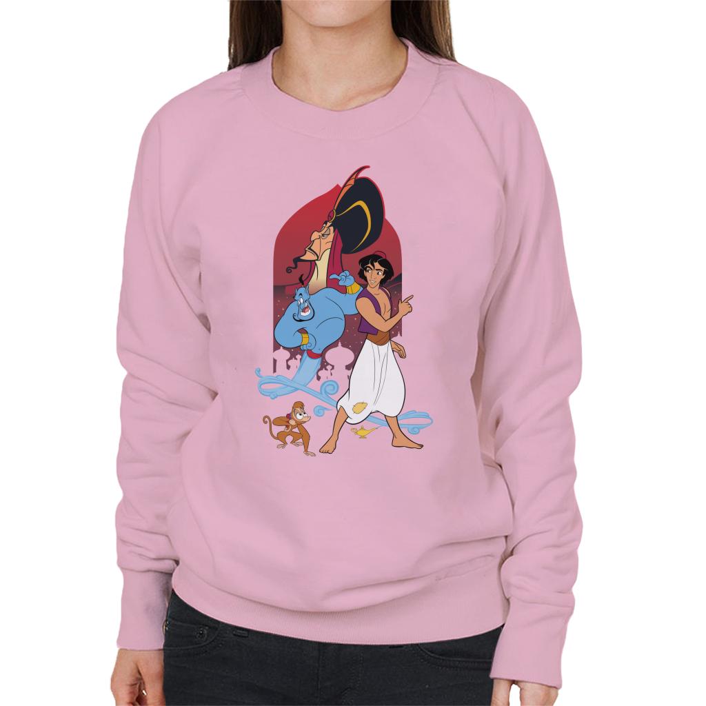 Disney Aladdin Character Montage Women's Sweatshirt product image 8