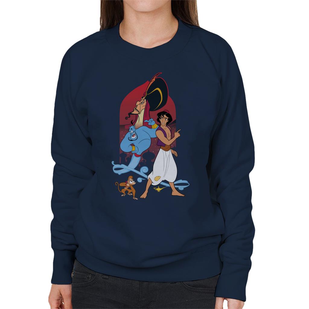 Disney Aladdin Character Montage Women's Sweatshirt product image 6