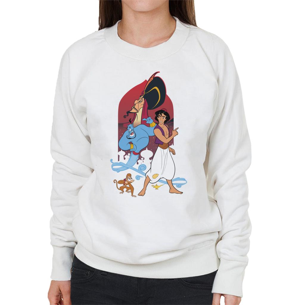 Disney Aladdin Character Montage Women's Sweatshirt product image 4