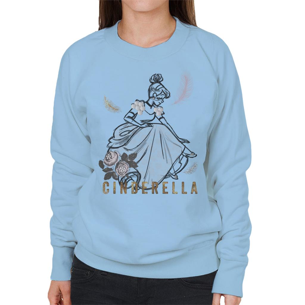 Disney Cinderella Roses And Feathers Sketch Women's product image 6