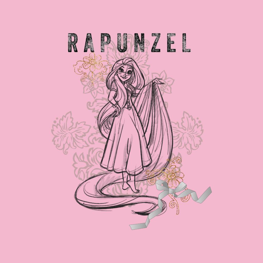 Disney Rapunzel Floral Sketch Women's Hooded Sweatshirt product image 7