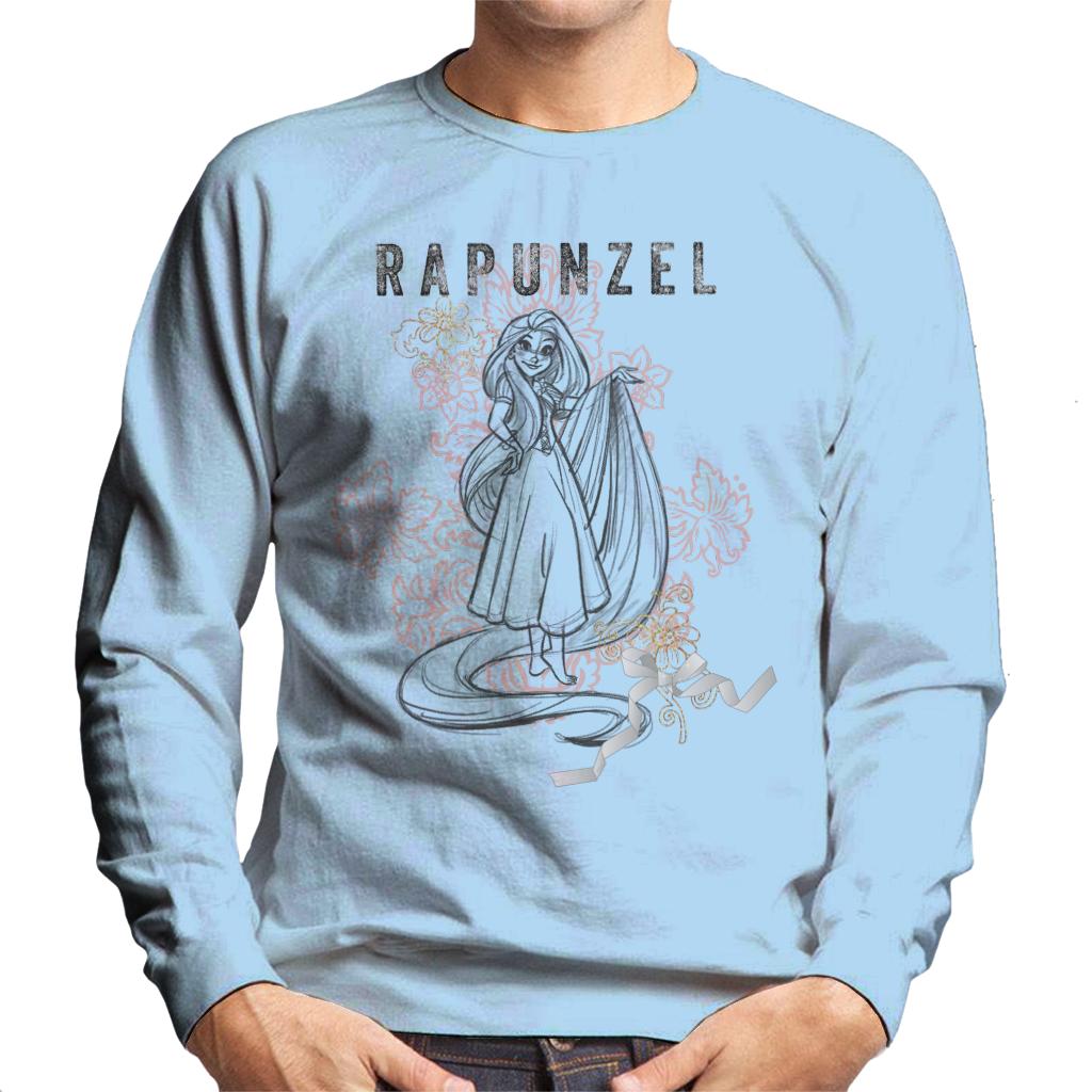 Disney Rapunzel Floral Sketch Men's Sweatshirt product image 4