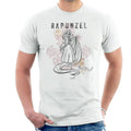 Disney Rapunzel Floral Sketch Men's T-Shirt product image 1