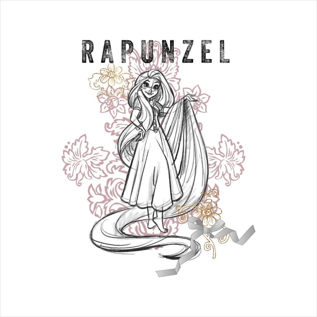 Disney Rapunzel Floral Sketch Men's T-Shirt product image 2