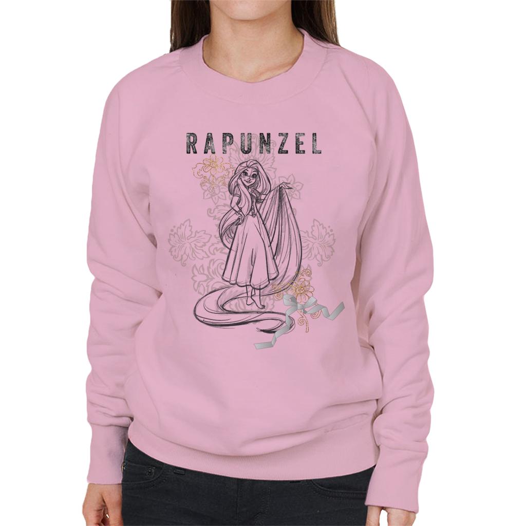 Disney Rapunzel Floral Sketch Women's Sweatshirt product image 6