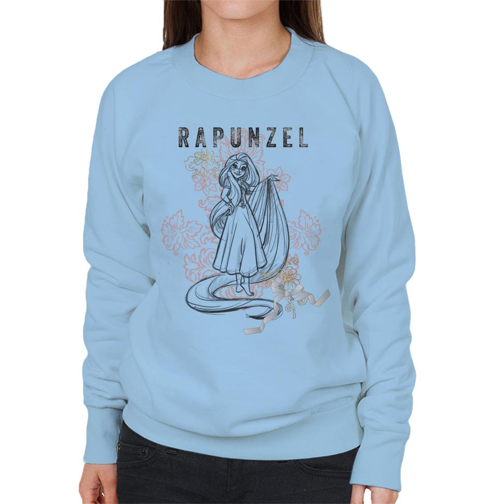 Disney Rapunzel Floral Sketch Women's Sweatshirt product image 4