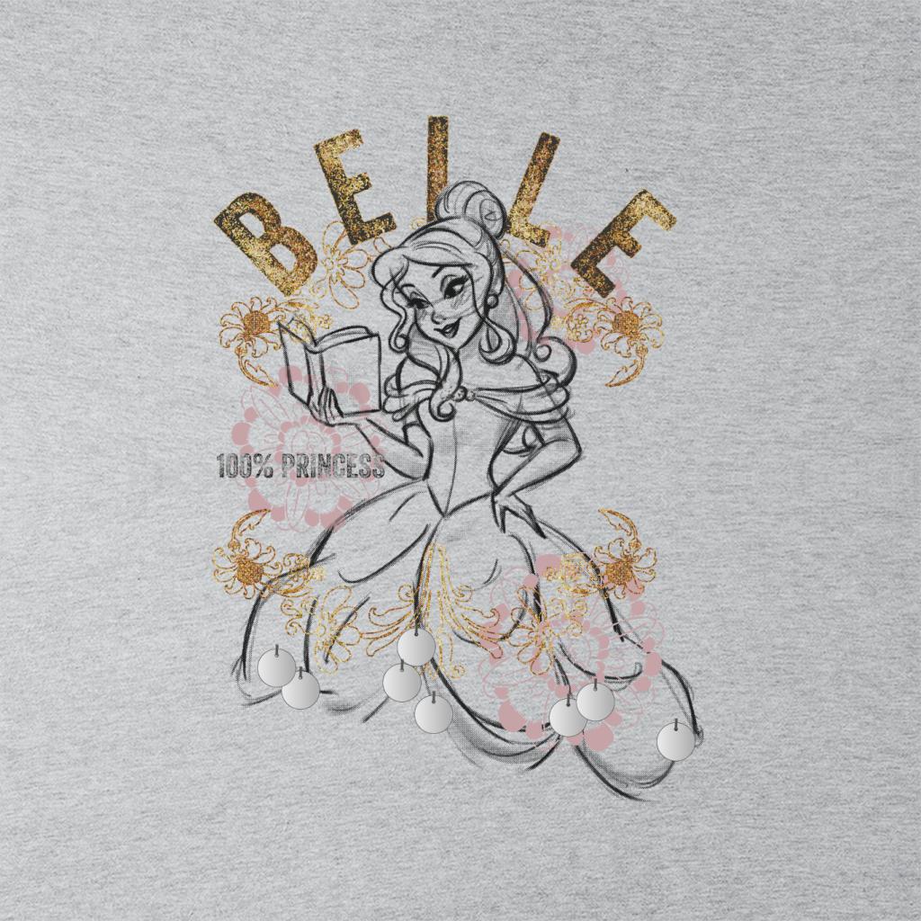 Disney Belle Floral Sketch Beauty And The Beast Men's product image 2