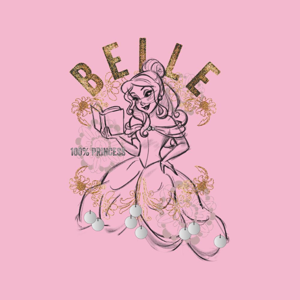 Disney Belle Floral Sketch Beauty And The Beast Women's product image 9