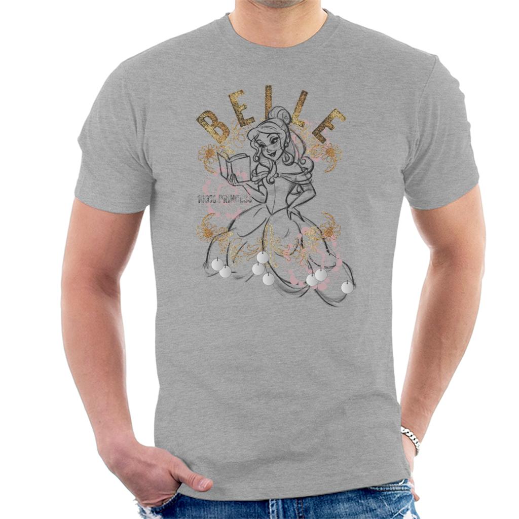 Disney Belle Floral Sketch Beauty And The Beast Men's product image 1