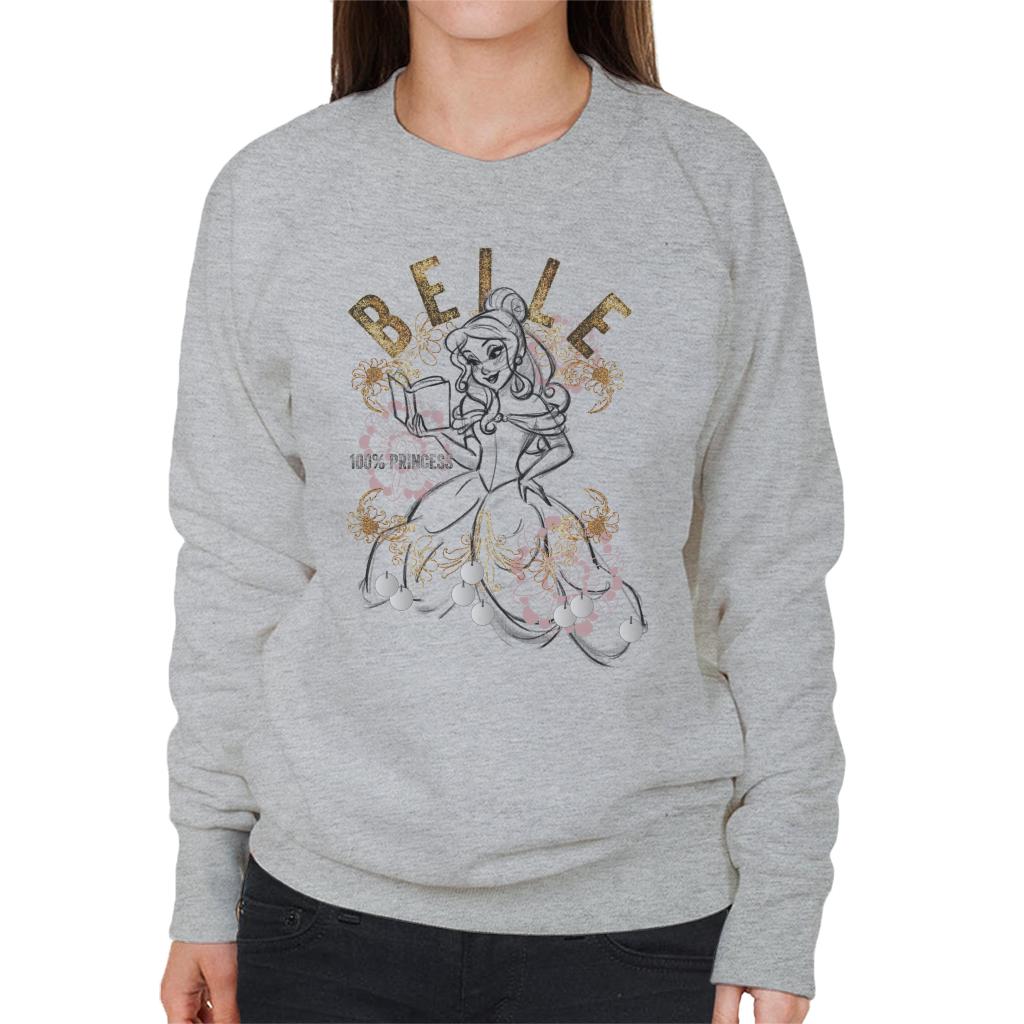 Disney Belle Floral Sketch Beauty And The Beast Women's product image 1