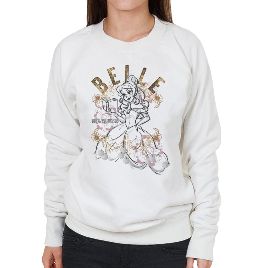 Disney Belle Floral Sketch Beauty And The Beast Women's product image 4