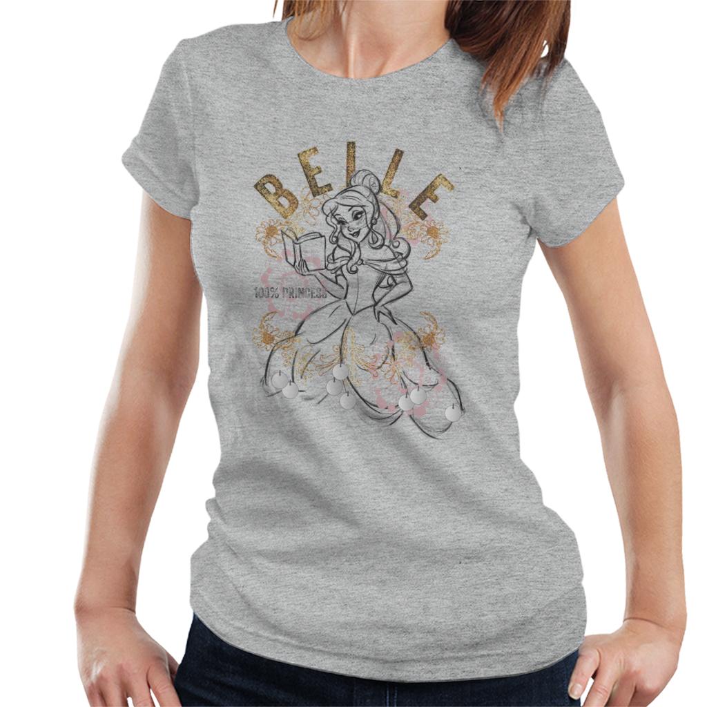 Disney Belle Floral Sketch Beauty And The Beast Women's product image 1