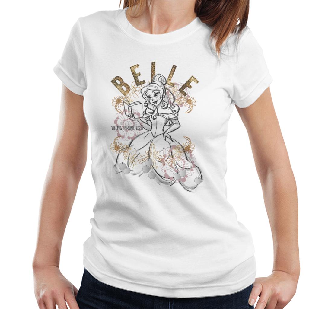 Disney Belle Floral Sketch Beauty And The Beast Women's product image 4